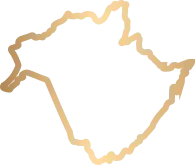 Outline map of New Brunswick